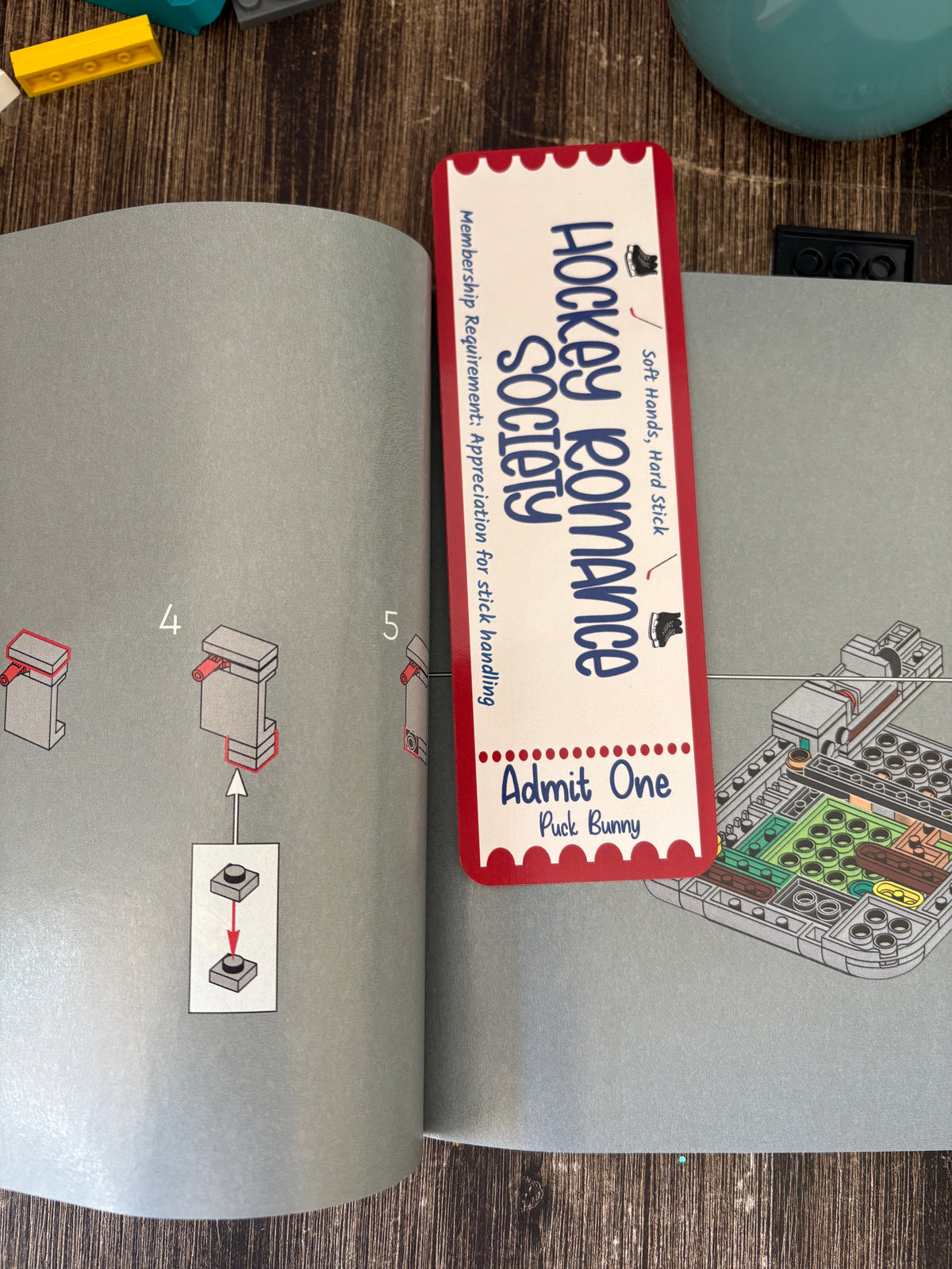 Hockey Romance Society Bookmark | Sports Romance Book Lover Gift