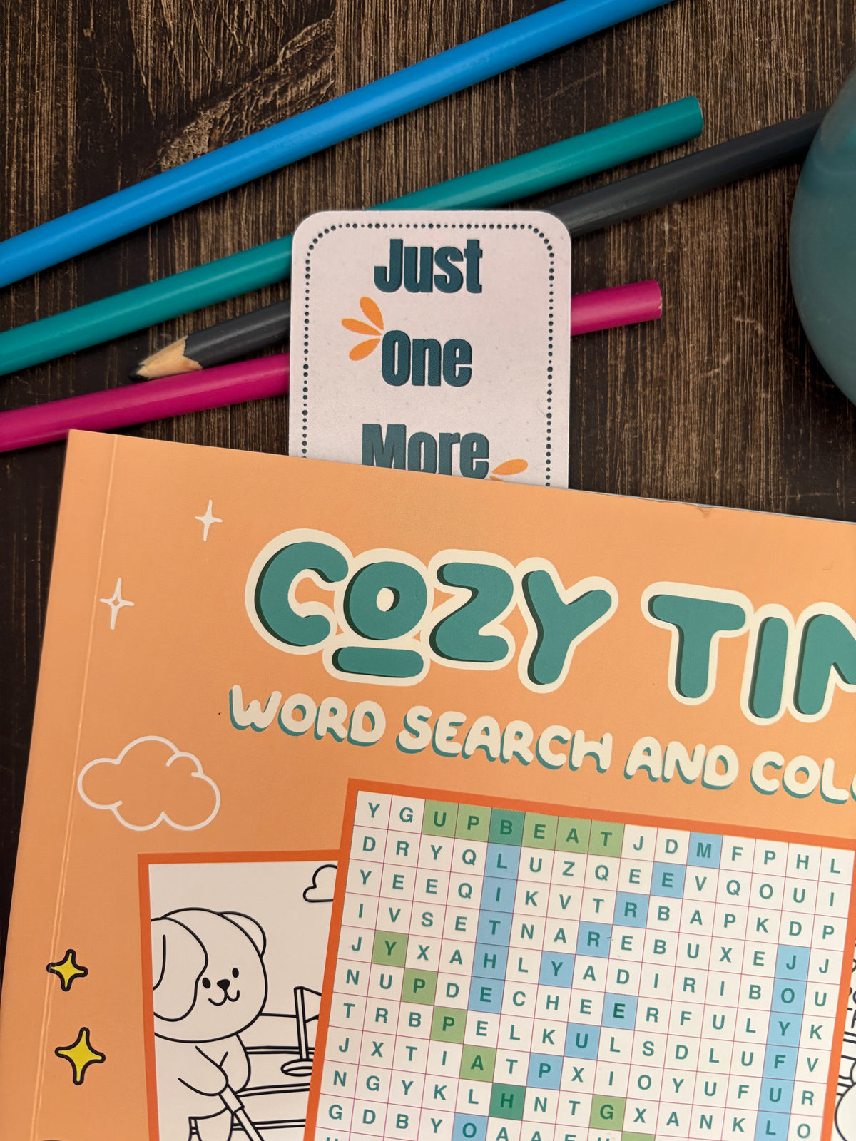 Just One More Chapter Bookmark | Funny Book Lover Bookmark