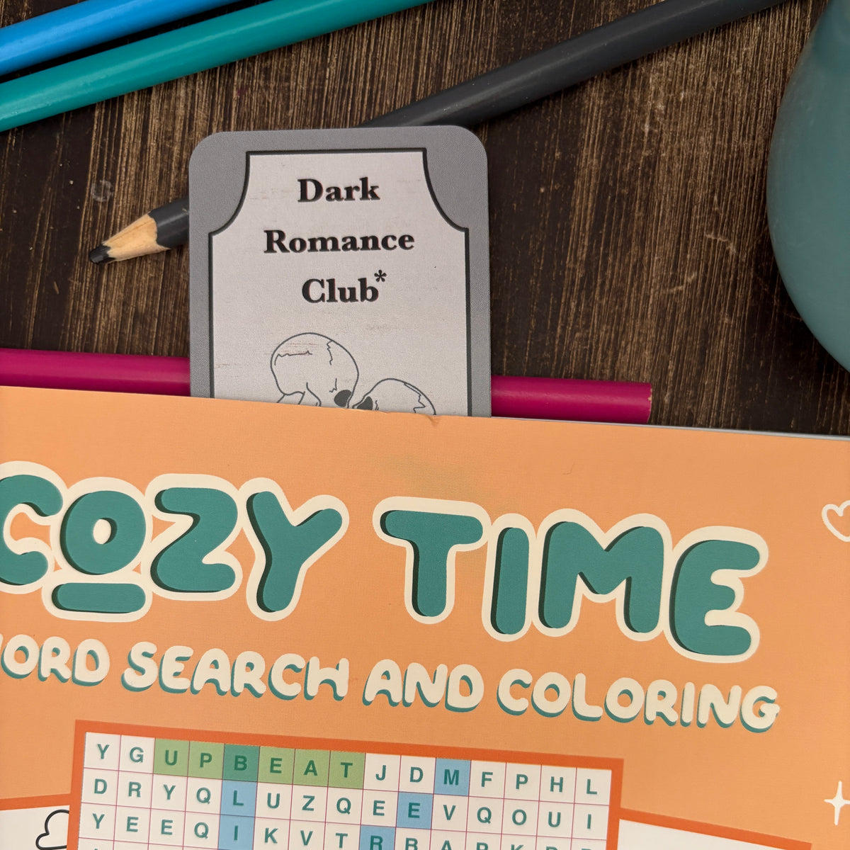 Dark Romance Club Bookmark | Morally Gray Bookish Bookmark for Romance Readers