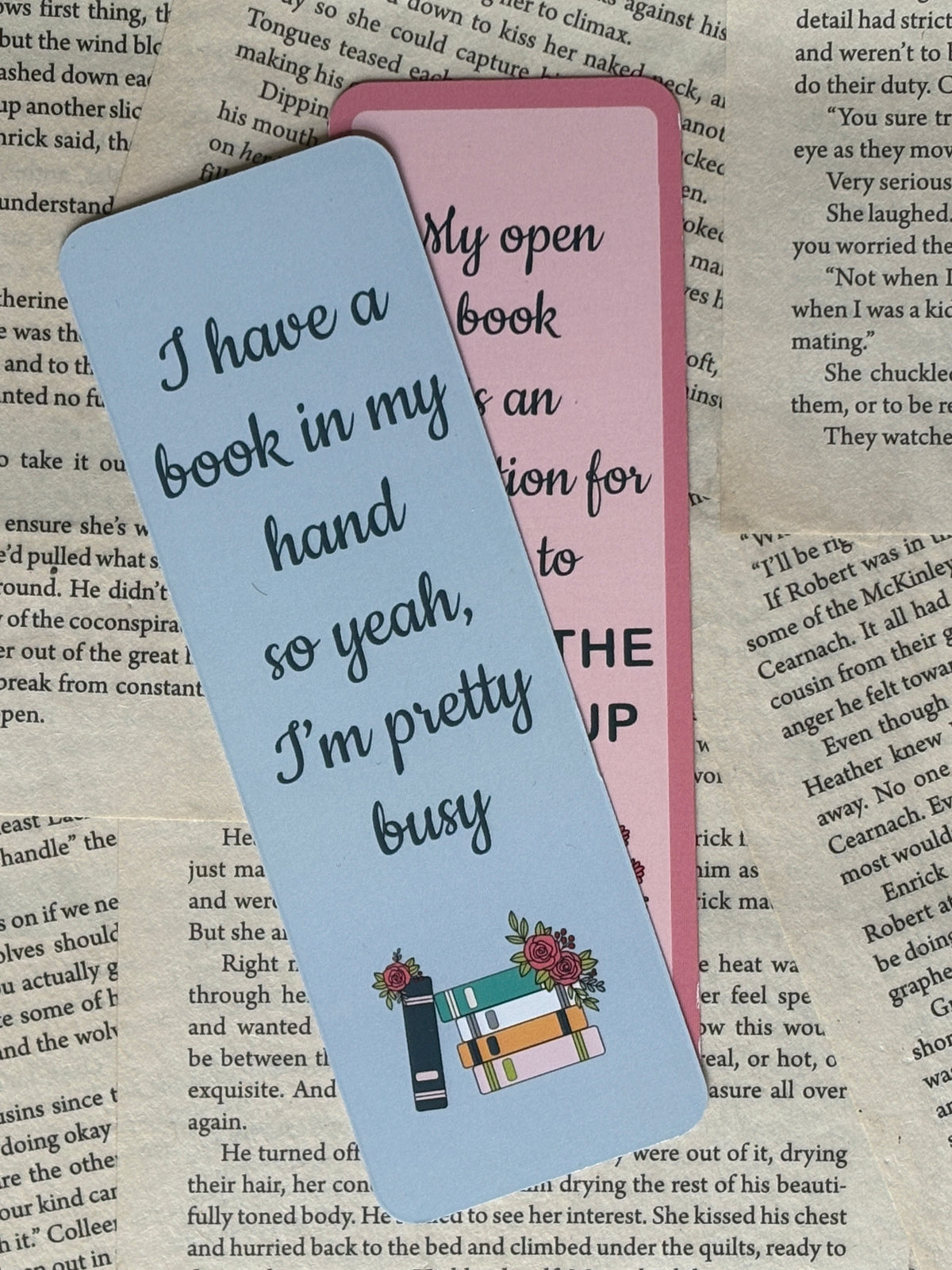 Sassy Sayings Bookmarks | Funny Bookish Reader Gifts