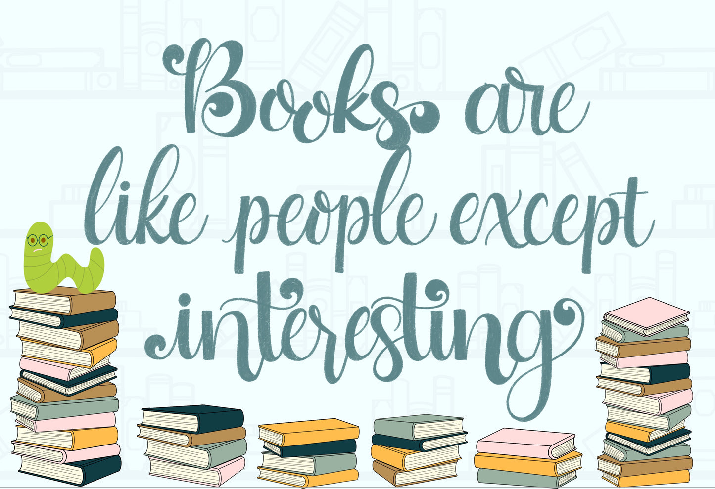 The Snarky Bookworm 2026 Wall Calendar | A Year of Bookish Snark by The Crafty Lizard