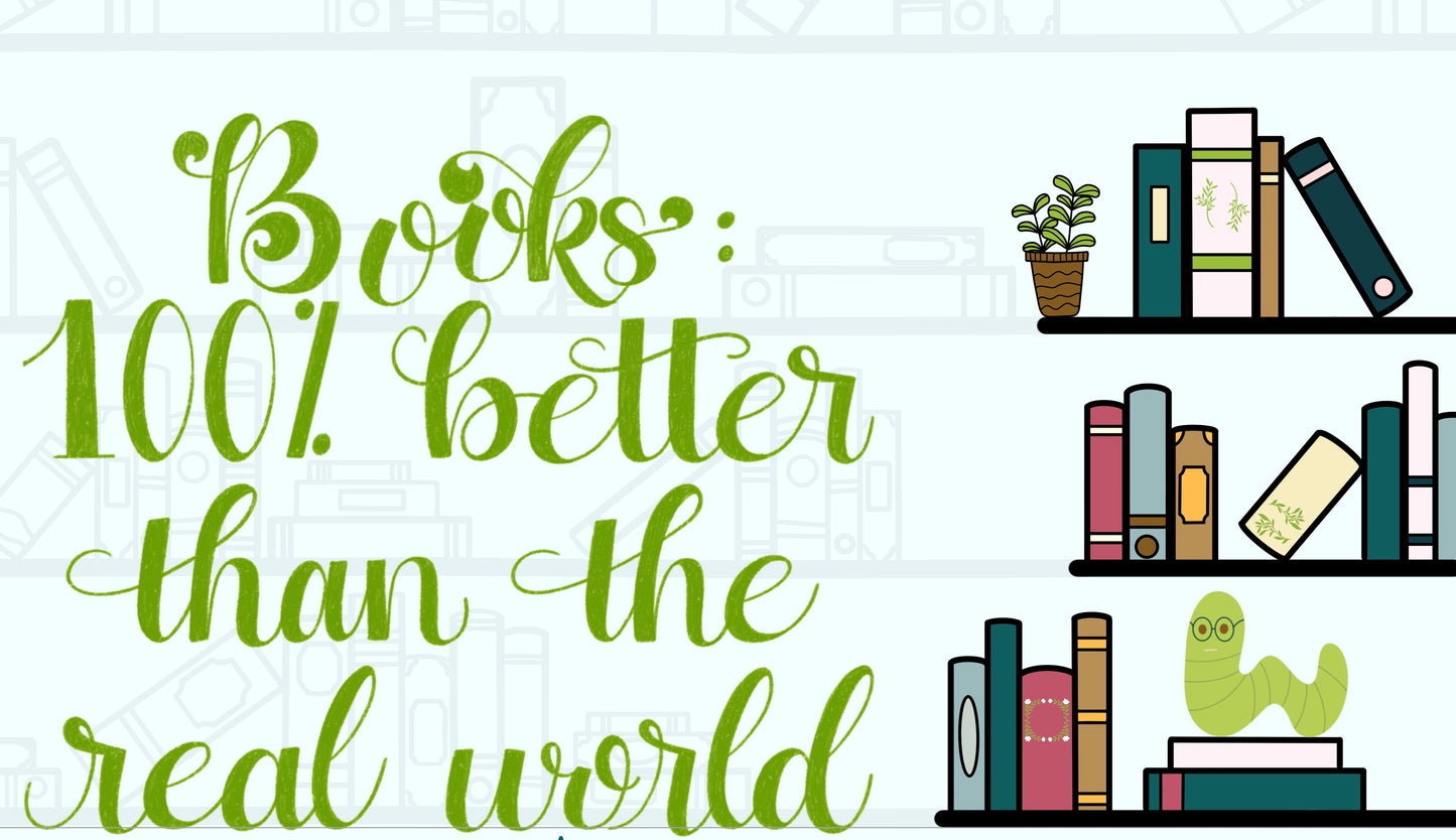 The Snarky Bookworm 2026 Wall Calendar | A Year of Bookish Snark by The Crafty Lizard