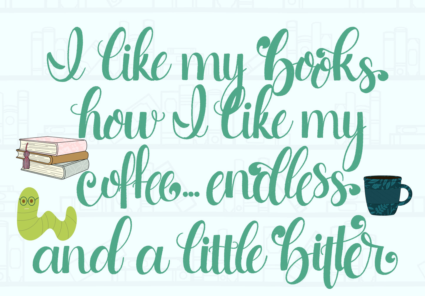 The Snarky Bookworm 2026 Wall Calendar | A Year of Bookish Snark by The Crafty Lizard