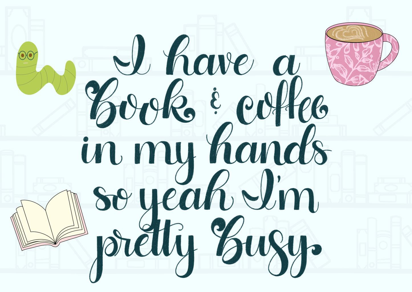 The Snarky Bookworm 2026 Wall Calendar | A Year of Bookish Snark by The Crafty Lizard