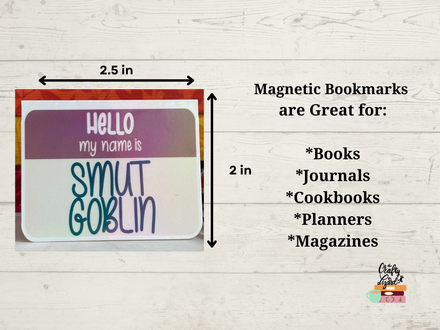 Hello, It’s Me Magnetic Bookmark | Funny Reader Name Tag Bookmark | Book Lover Gift