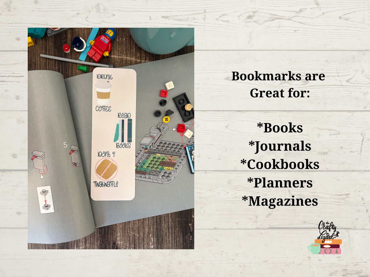 Drink Coffee Read Books Don’t Be a Twatwaffle Bookmark – Funny Bookish Gift for Readers