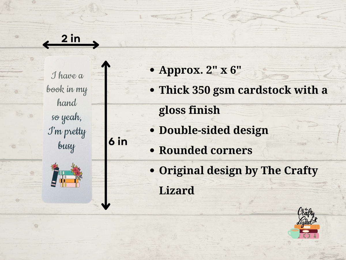 Sassy Sayings Bookmarks | Funny Bookish Reader Gifts