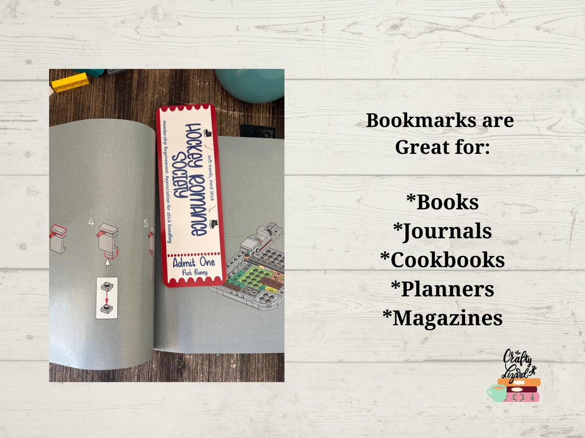 Hockey Romance Society Bookmark | Sports Romance Book Lover Gift