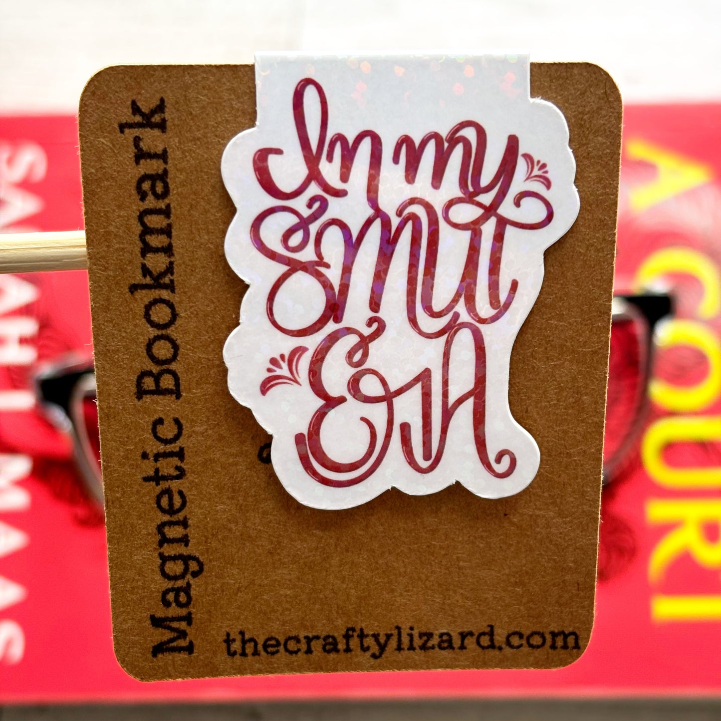 Smut-Themed Magnetic Bookmarks - Funny and Durable Page Markers for Book Lovers and Romance Readers